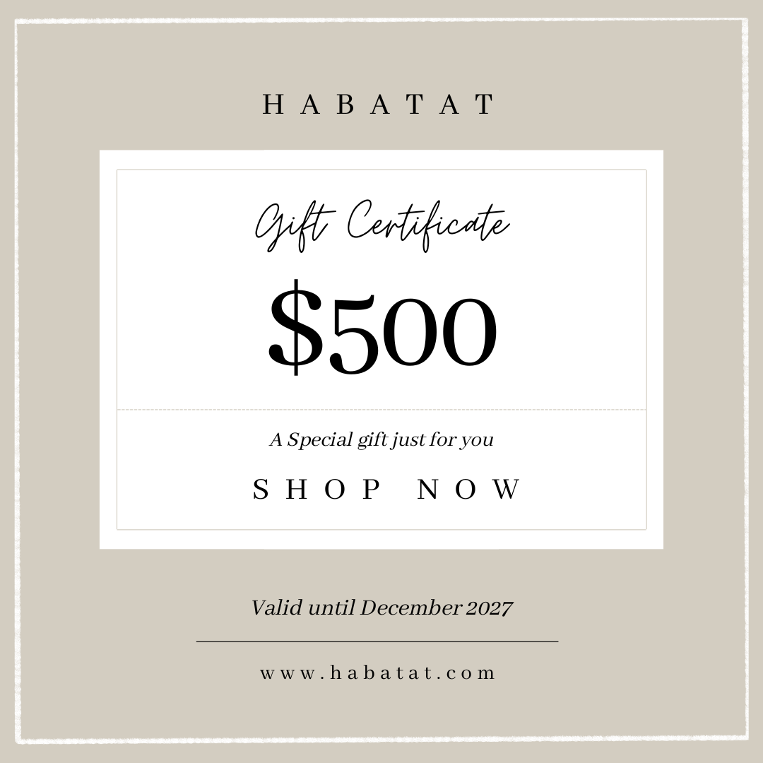 $500 Habatat Gift Certificate