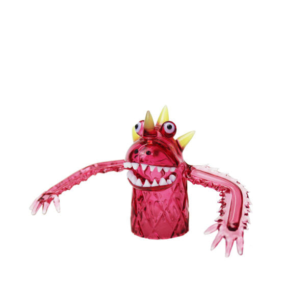 Fragile Finger Monsters Orange and Pink by Caterina Weintraub